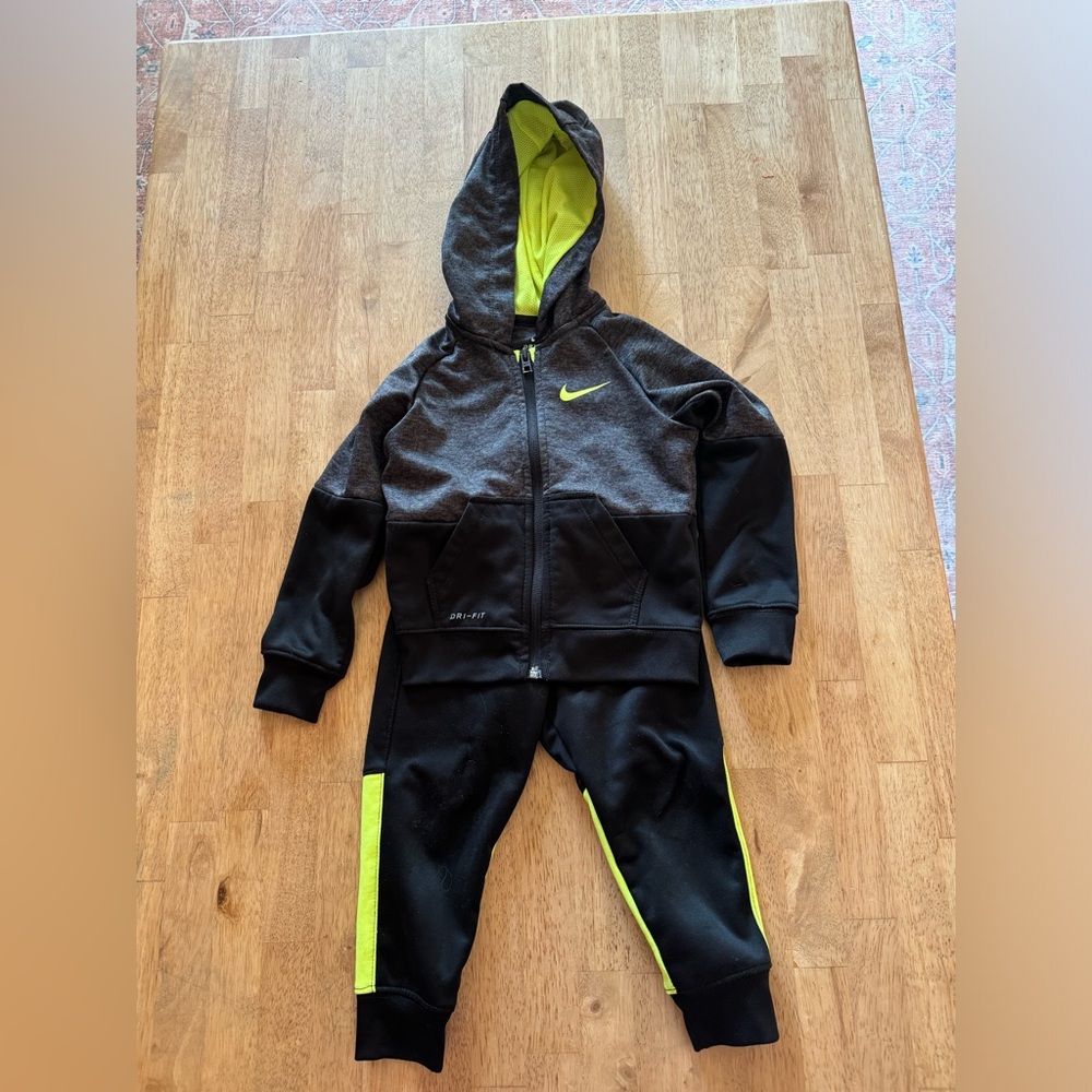 Nike track suit.